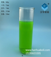 720ml直筒星空真人出口蜡烛杯