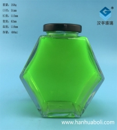 批发400ml六棱蜂蜜星空真人星空