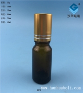 10ml茶色星空真人滚珠精油分装星空