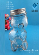 300ml歪头熊星空真人糖果罐